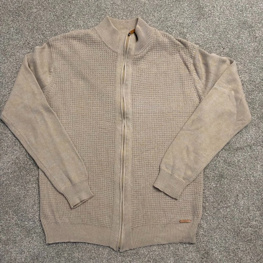 London Fog, Oatmeal Waffle Knit, Men’s  XL